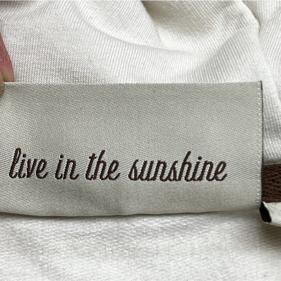 Wanakome Women's Zip Up Hooded Sweatshirt Medium Striped Modal Blend - Picture 5 of 10